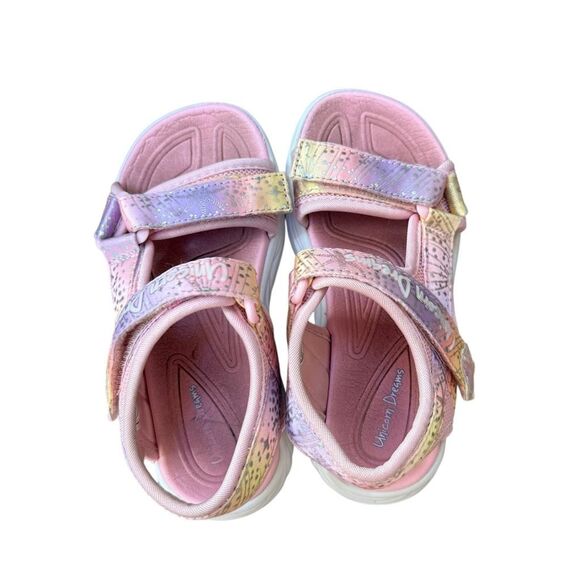 Skechers Unicorn Dreams Majestic Bliss Light-Up Sandal - Kids size 12 - Picture 4 of 7